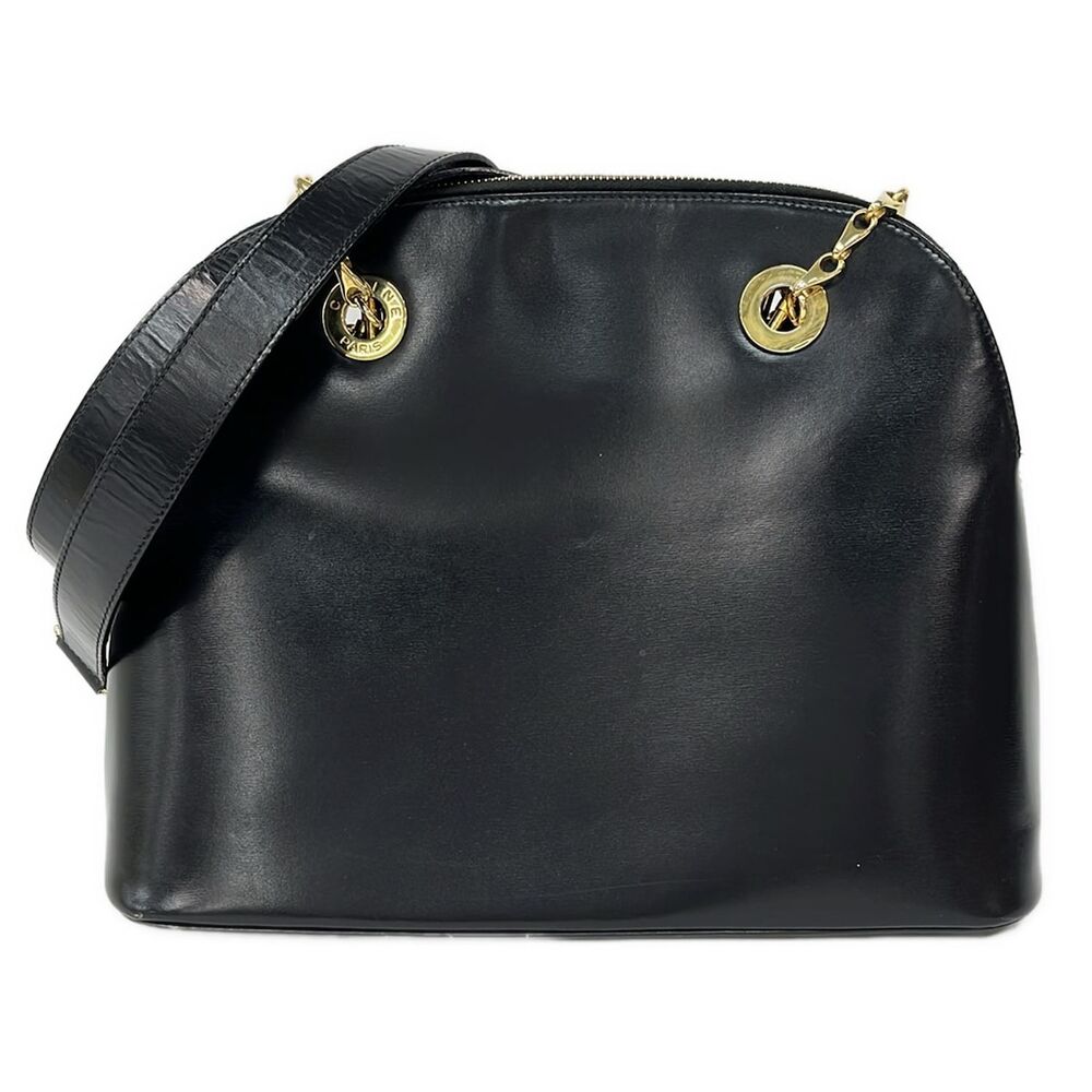 Celine Shoulder Bag Black Gold - Picture 1 of 11